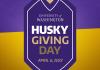 Husky Giving Day graphic