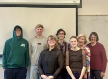 Dr. Olivia Gunn and her NORW 312 students