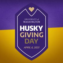 Husky Giving Day badge