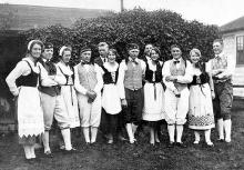 Historical photo of Scandinavian Studies department members