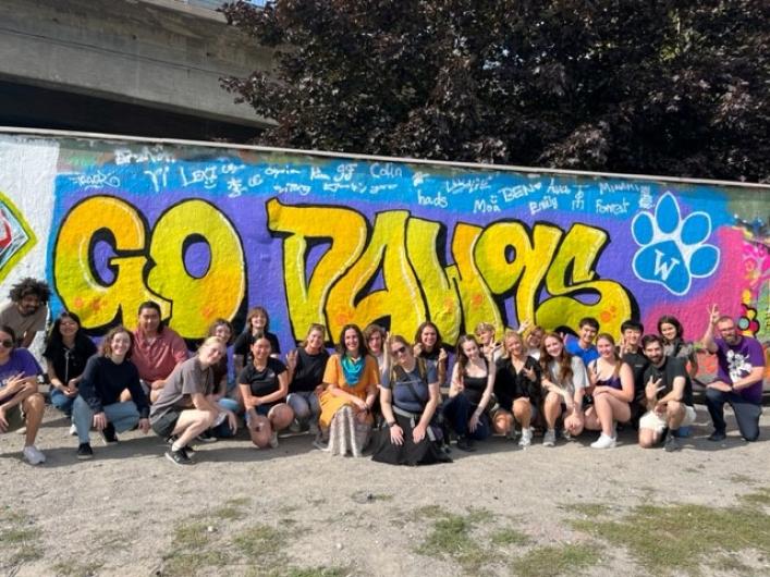 Swedish study abroad student group