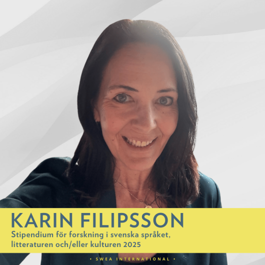 photo of Karin Filipsson from the SWEA prize announcement