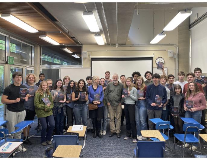 Bjorn Westlie, Marianne Stecher-Hansen, and SCAND 445/JSIS 442 students