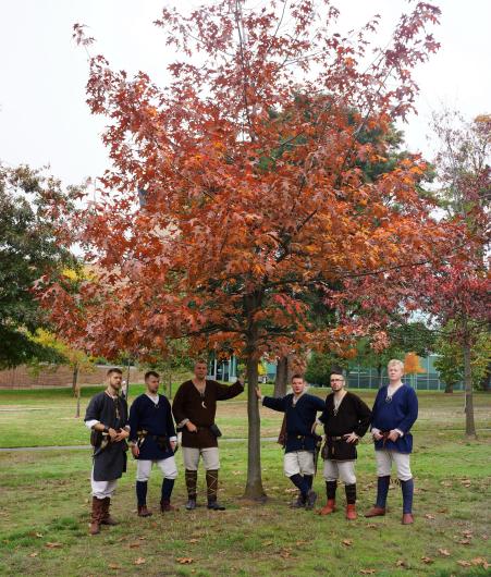Vilkaci with oak planted by the Honorary Consul of Latvia