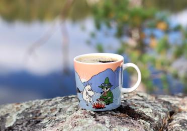 mug with Moomin characters