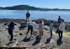 Graduate and undergraduate students on the annual spring Norwegian retreat to Friday Harbor