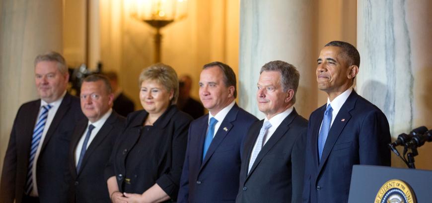 Nordic Leaders and President Obama (WH Photo, C. Kennedy)