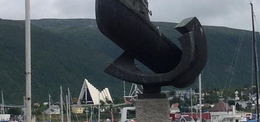 Fisherman's monument in Tromsø
