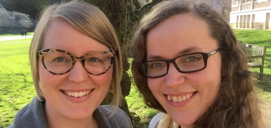 Assistant Professor Olivia Gunn and PhD Student Liina-Ly Roos