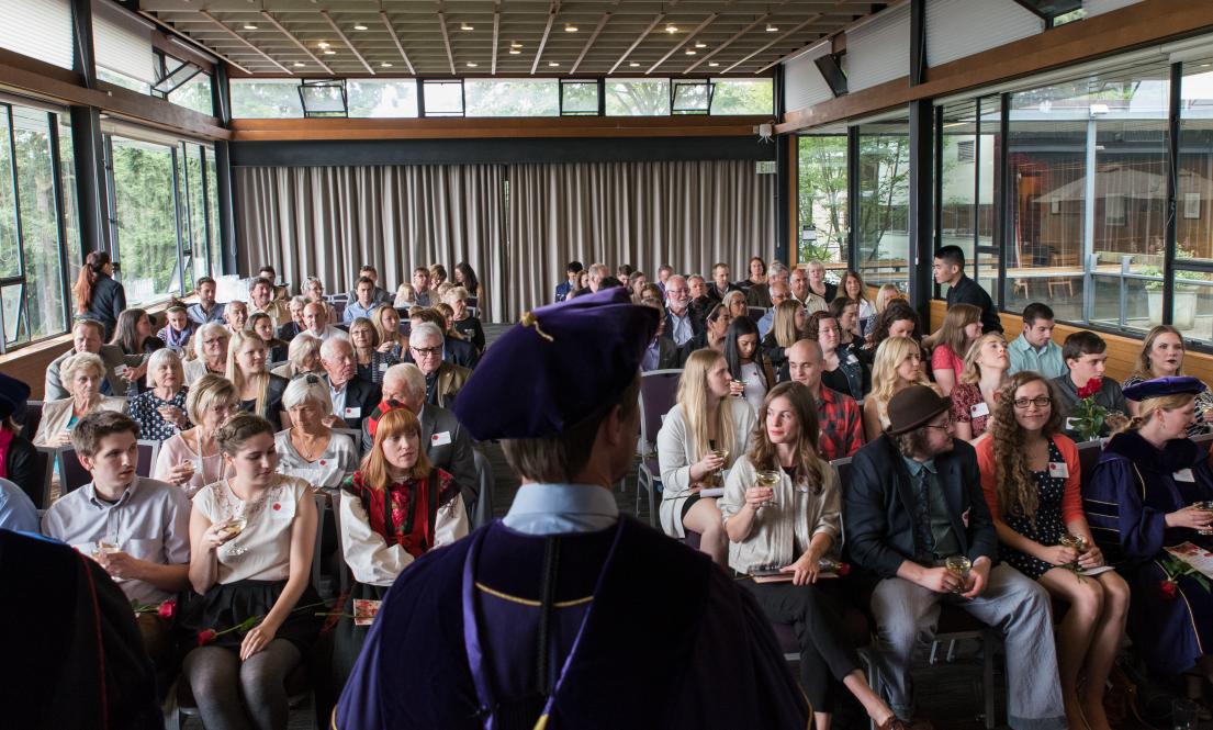 scandinavian studies graduation ceremony