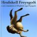 The book cover of "The eSaga of Hrafnkell" shows a horse falling through the air.